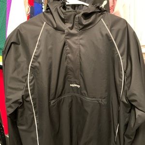 Stussy Anorak w reflective trim and lettering Sz XL